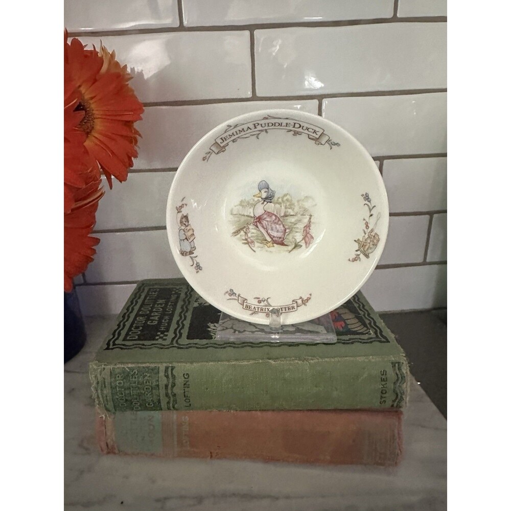 Bowl Beatrix Potter Bowl Jemima Puddleduck Royal Albert Vintage